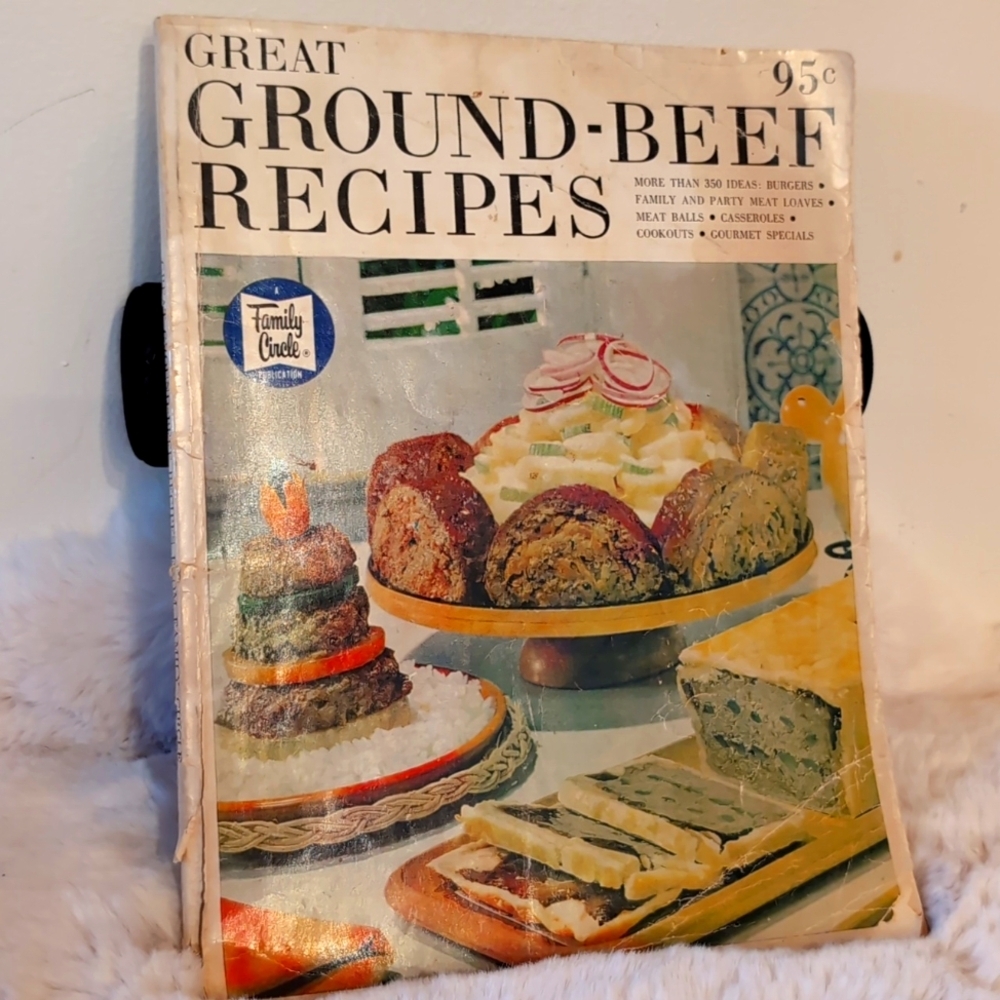 Family Circle| 1966 Great Ground-Beef Recipes Magazine More Than 350 Ideas